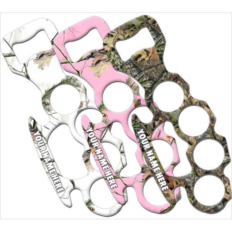 Camo Knuckle Buster Bottle Opener – ADD YOUR NAME