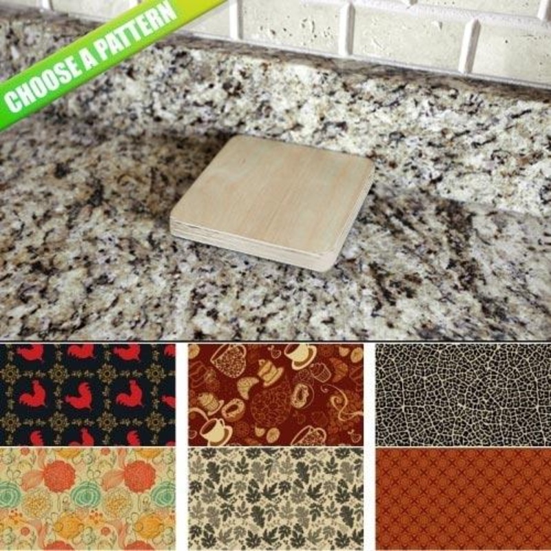 CHOOSE YOUR PATTERN – Counter Caddies – 1.75 Liter Liquor Bottle Pad