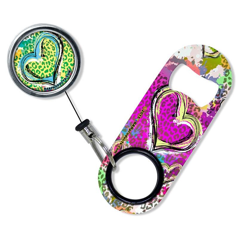 Kolorcoat Mini Bottle Opener with Retractable Reel – Cheetah Love