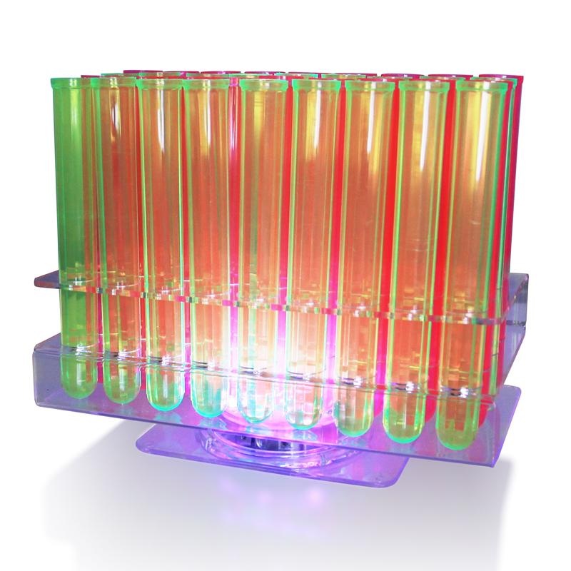 LED Test Tube Shot Tray  36 Hole