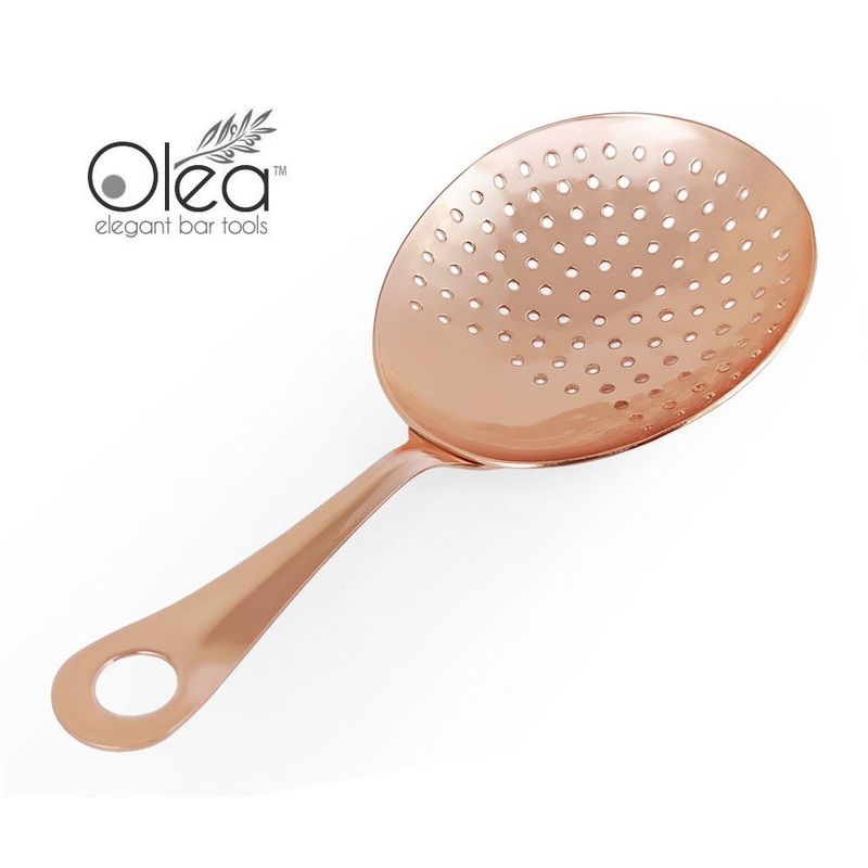 Olea Julep Cocktail Strainer (Copper Plated)