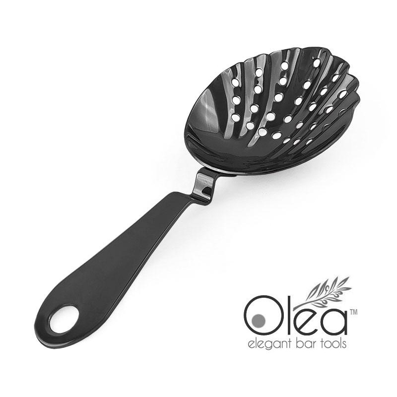 Olea Shell Julep Cocktail Strainer (Gunmetal Plated)