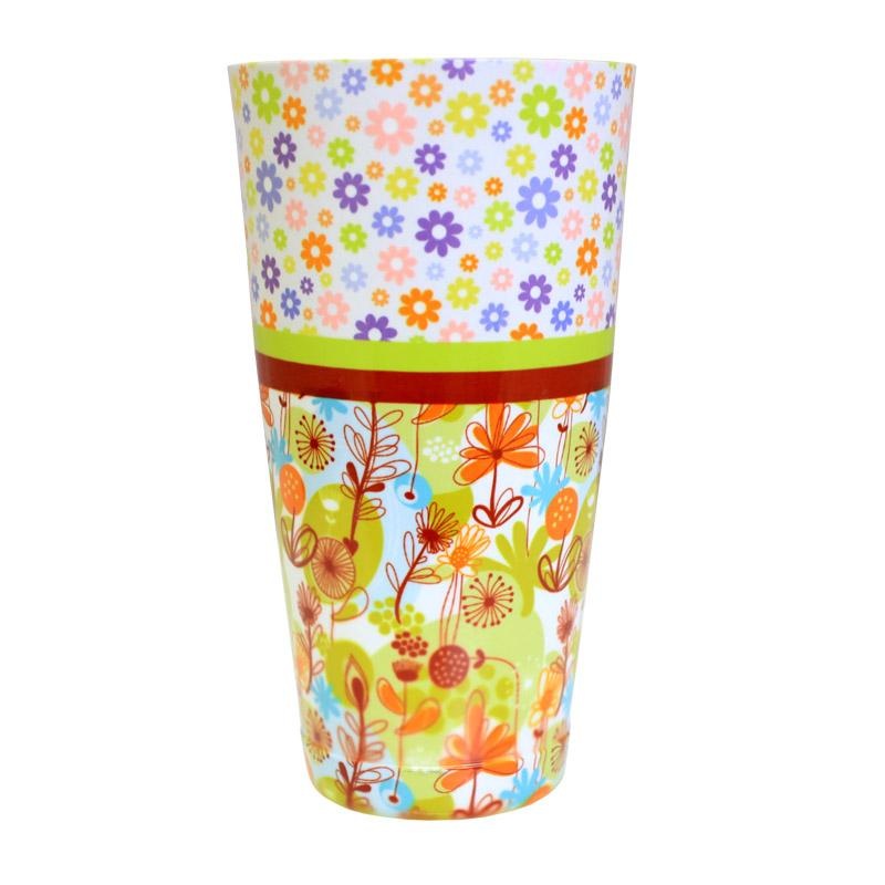 Printed Cocktail Shaker Tin – Cute Floral – 28 ounce Weighted