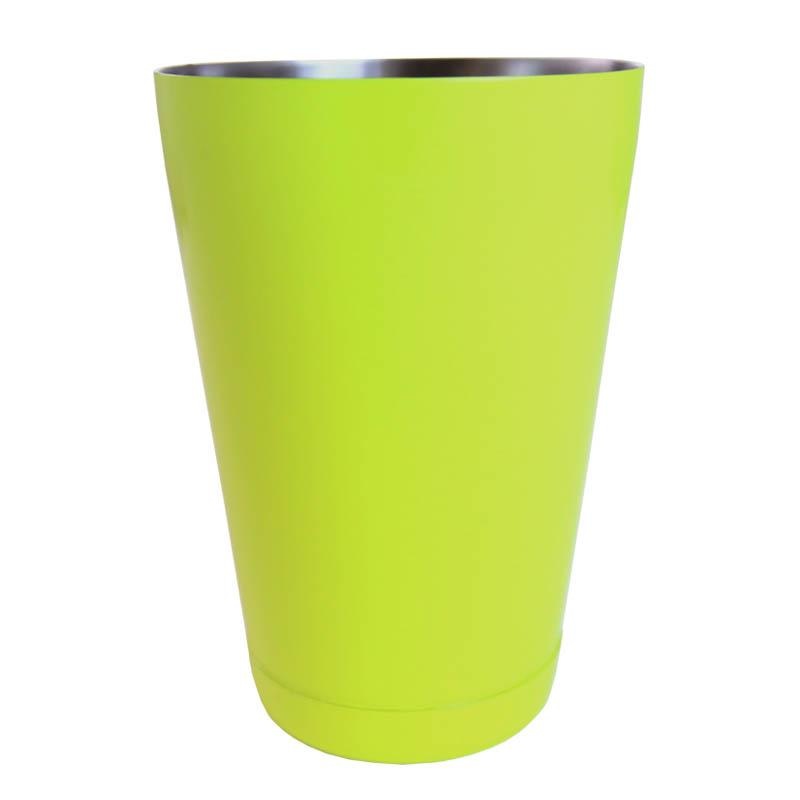 18oz Weighted Cocktail Shaker Tin – Neon Yellow
