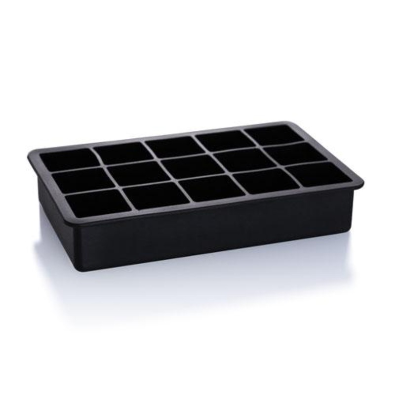 BarConic Perfect Silicone Ice Cube Tray – Black