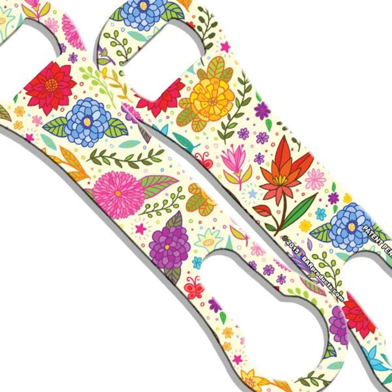 Earthy Floral V-Rod Bottle Opener