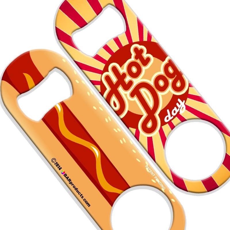 Hot Dog Day Speed Bottle Opener – Medium Sized 5 inch