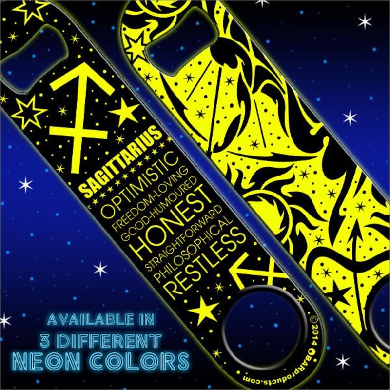 Kolorcoat Zodiac Speed Bottle Opener – NEON – SAGITTARIUS