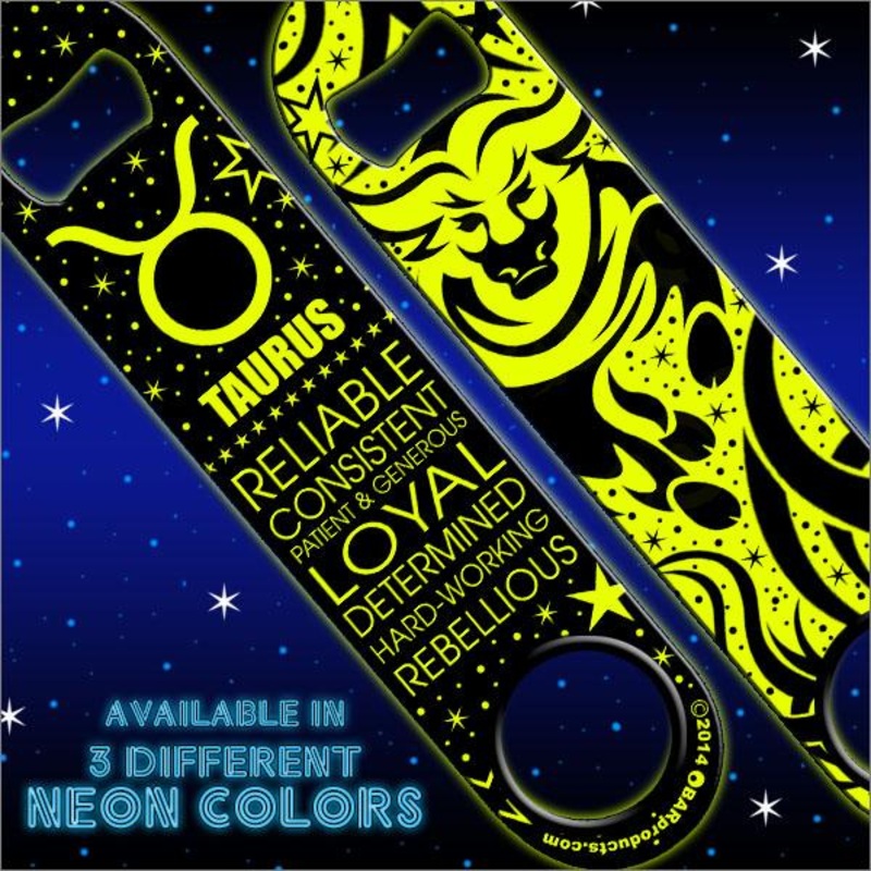 Kolorcoat Zodiac Speed Bottle Opener – NEON – TAURUS