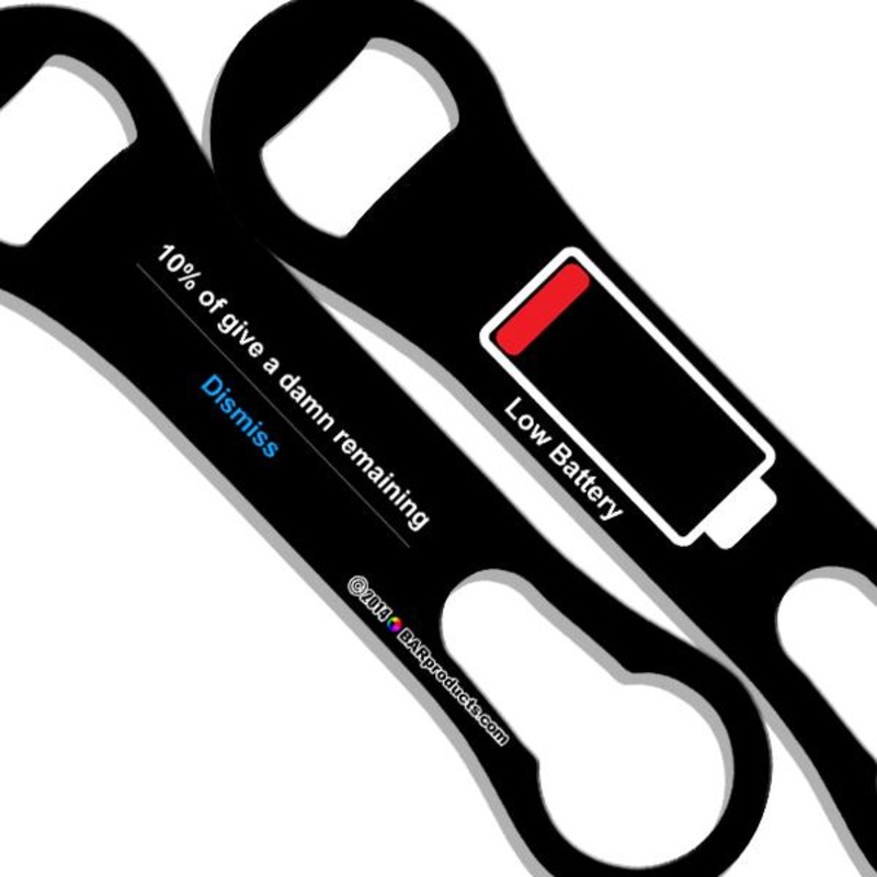 Low Battery V-Rod Bottle Opener