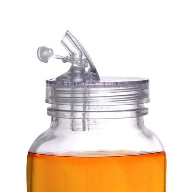 Mason Jar Lid with Pour Spout  Plastic
