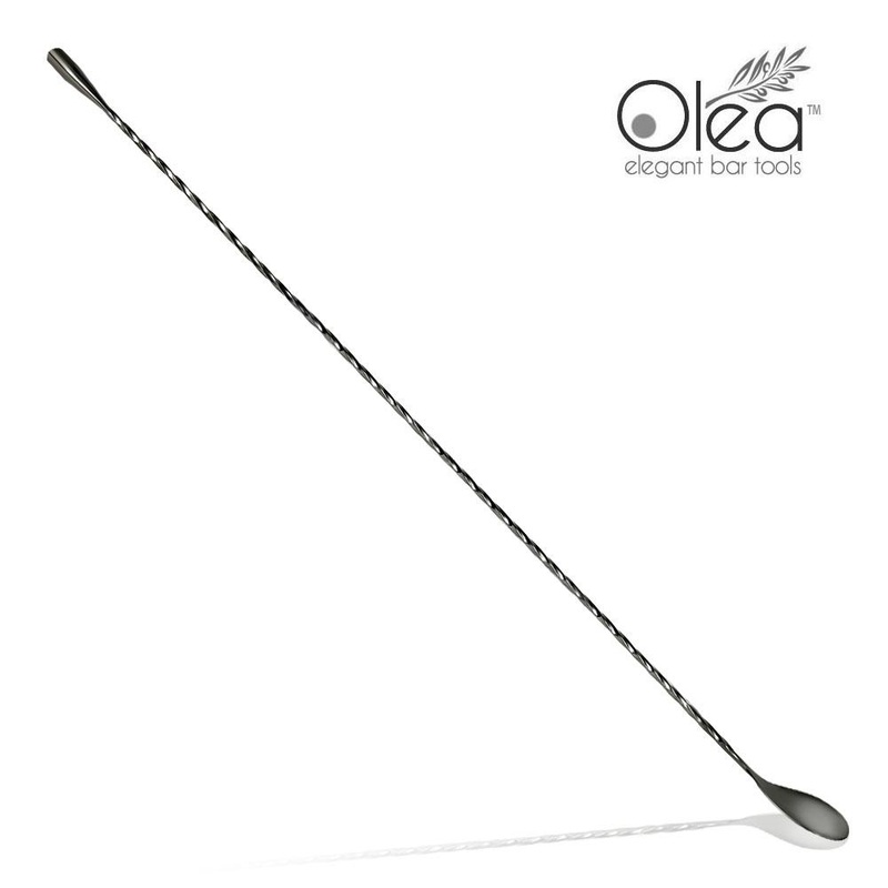 Olea Bar Spoon – Gunmetal Plated with Weighted Tip (50cm)