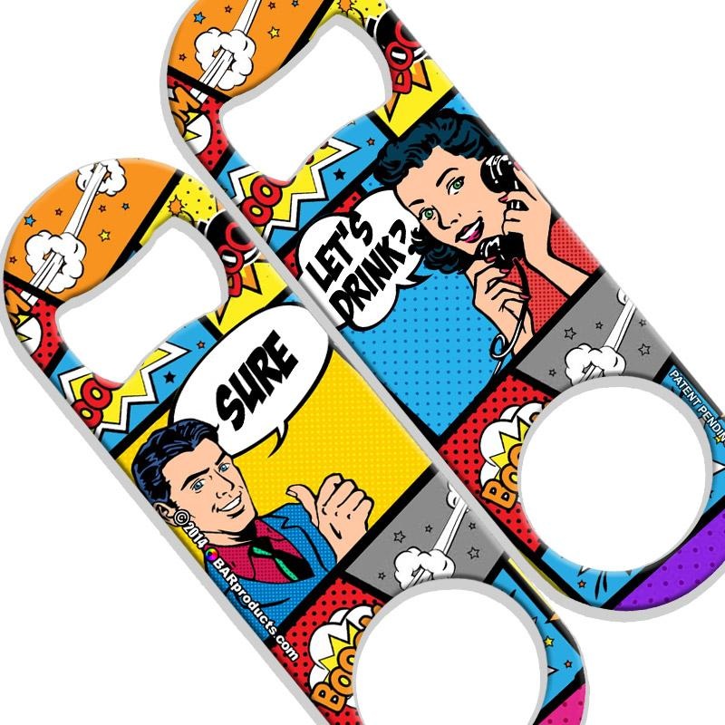Pop Art Speed Bottle Opener – Medium Sized 5 inch