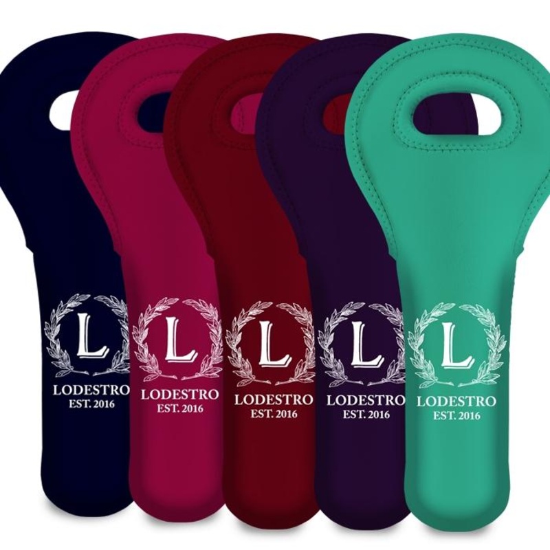 Wine Totes – Monogram Design – ADD YOUR NAME