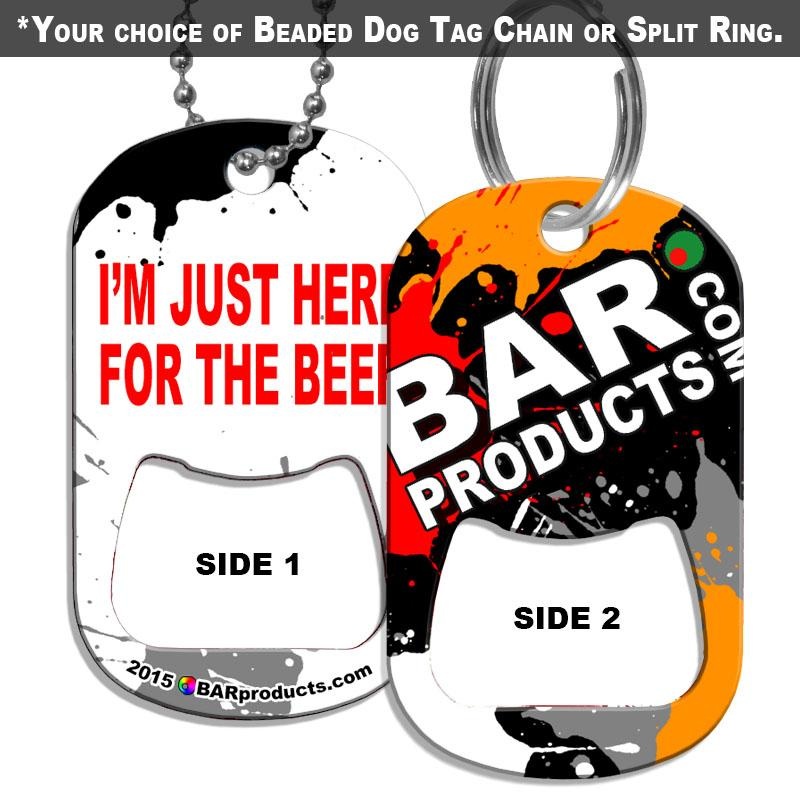 Dog Tag Bottle Opener – BPC Promo – For The Beer