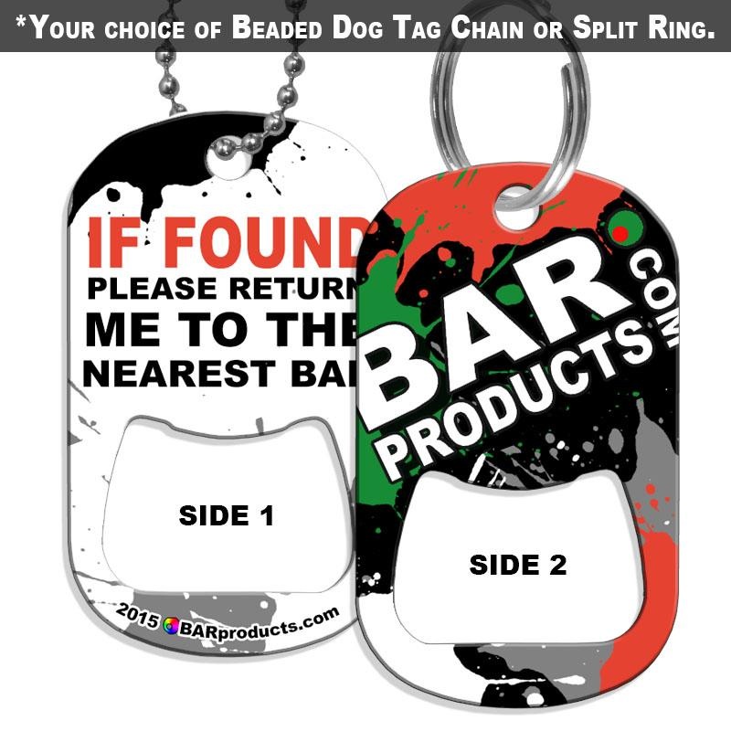 Dog Tag Bottle Opener – BPC Promo – If Found