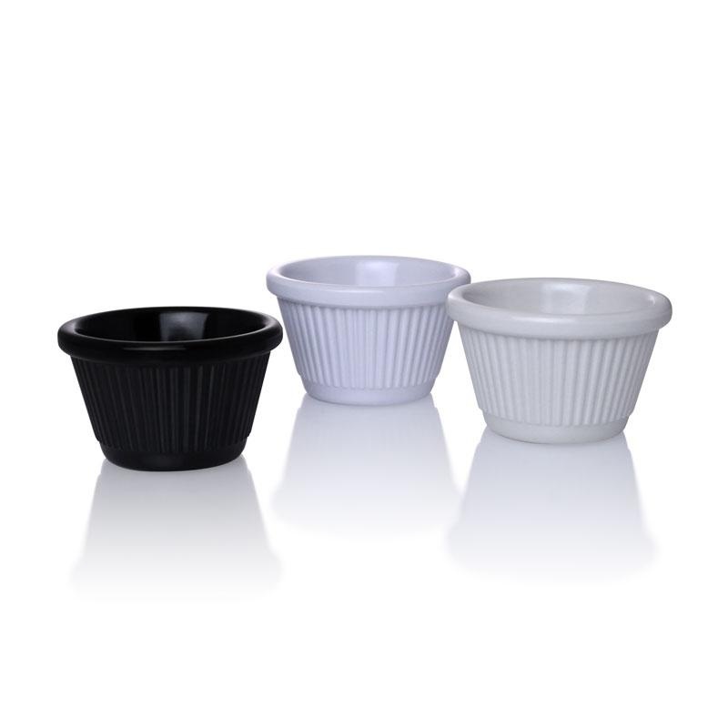 Fluted Melamine Ramekin – 12/pack – 1  oz