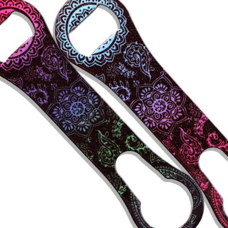 Henna Glitter V-Rod Bottle Opener