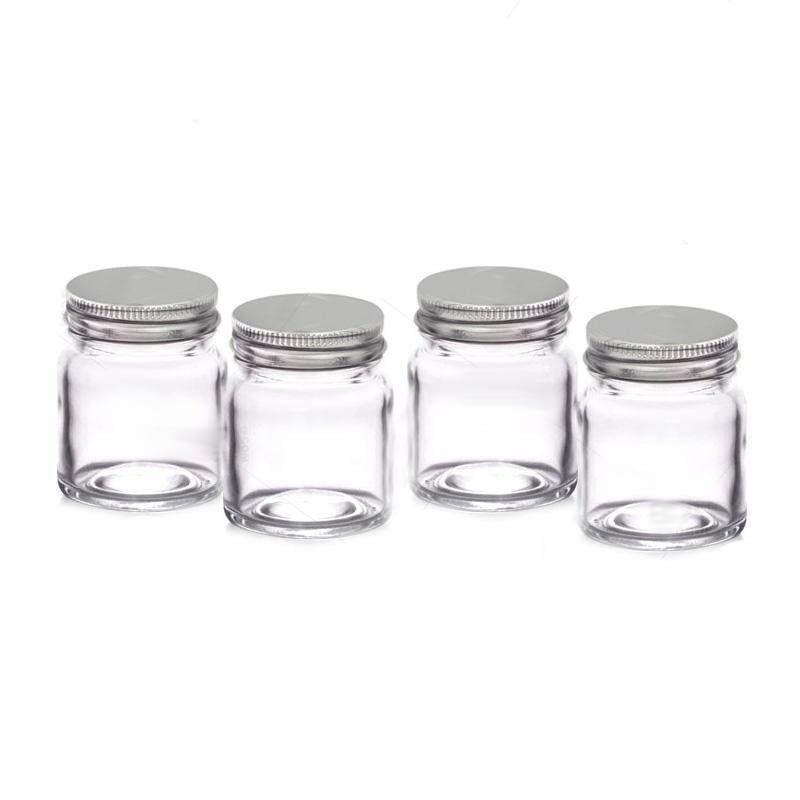 Mini Mason Glass Jars – with lids – 2.5 oz. – Pack of 4
