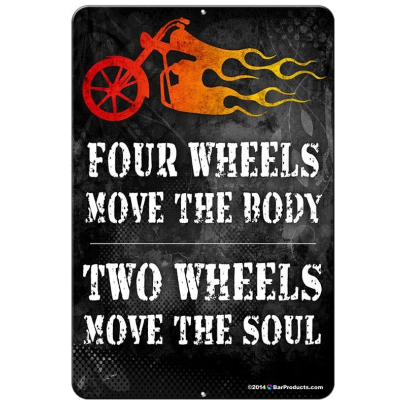 Move The Soul Kolorcoat Metal Bar Sign