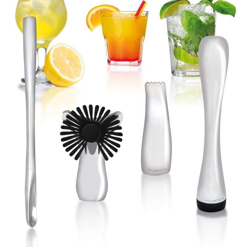 Nuance Stainless Steel Bar Accessories Set