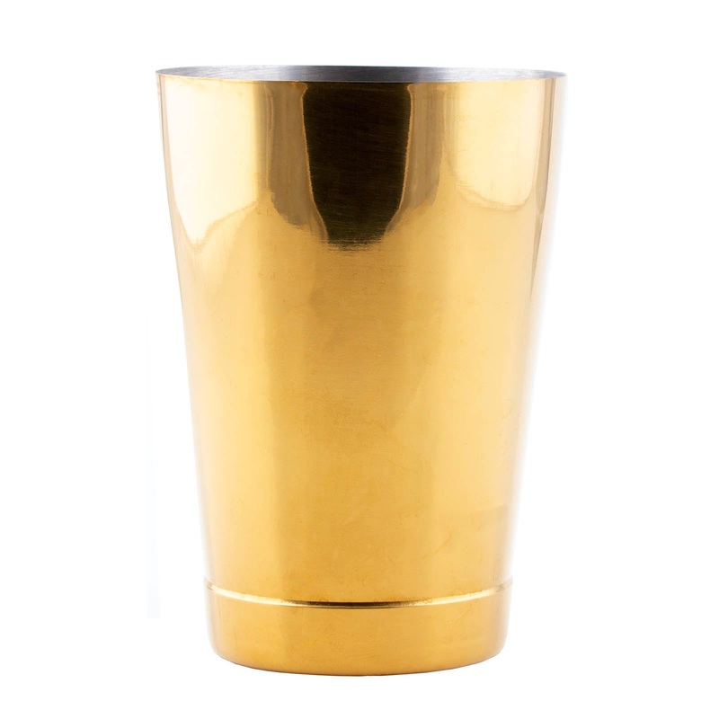 Olea 16oz Weighted Cocktail Shaker – Gold Plated