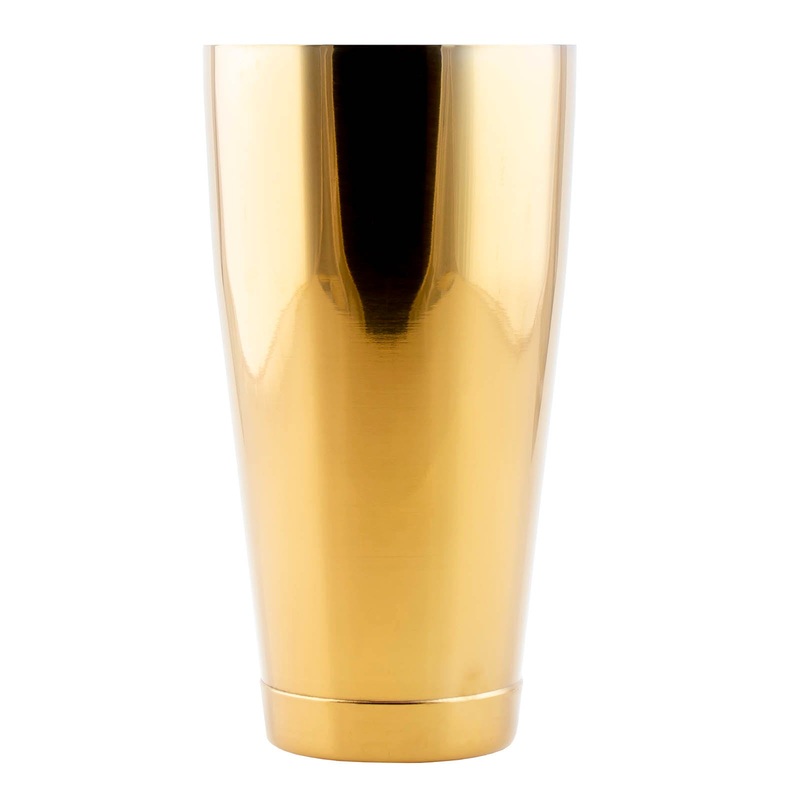 Olea Weighted Cocktail Shaker – Gold Plated – (28 oz)