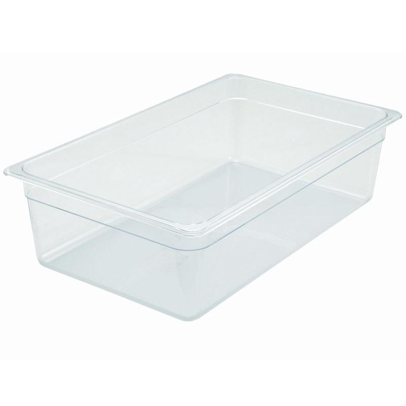 PolyCarbonate Food Pan – Full Size 6 inch depth – Clear