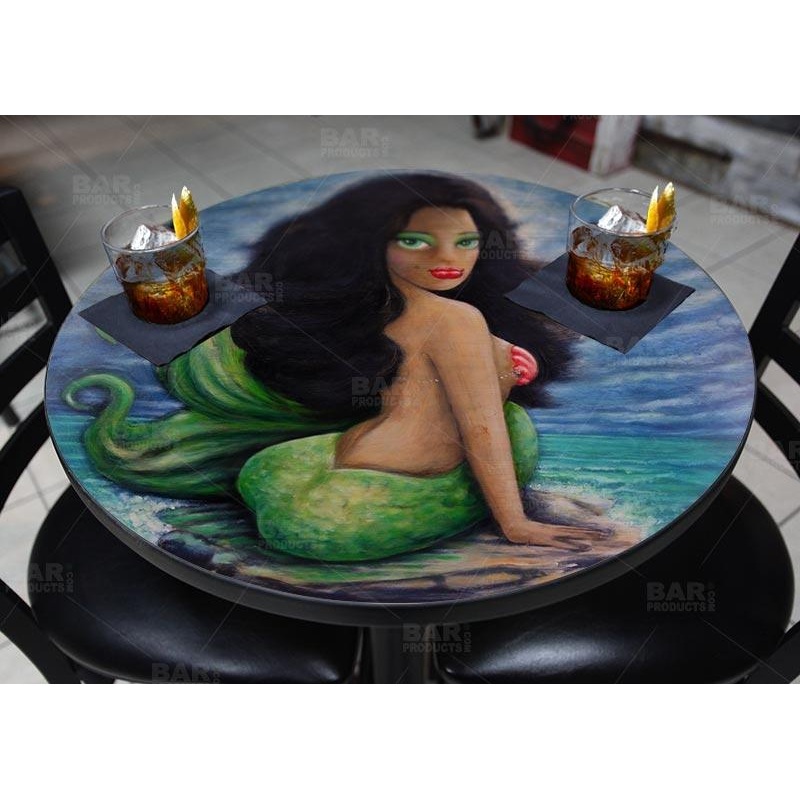 Round Wooden Table Top – Two Sizes Available – Brunette Mermaid