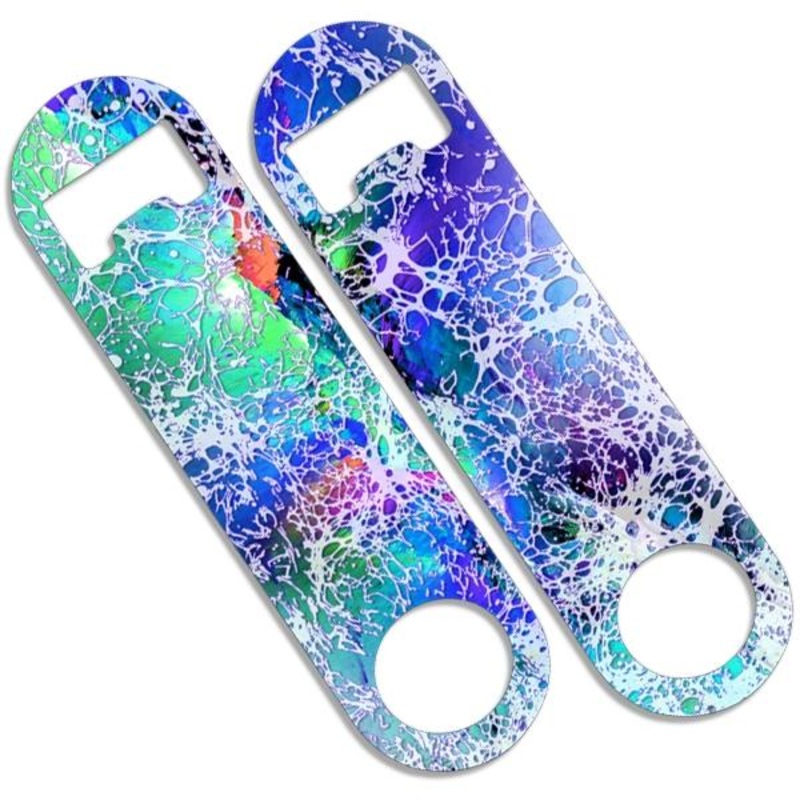 Skinny Mini Bottle Opener – Trippy Textures – CUSTOMIZABLE
