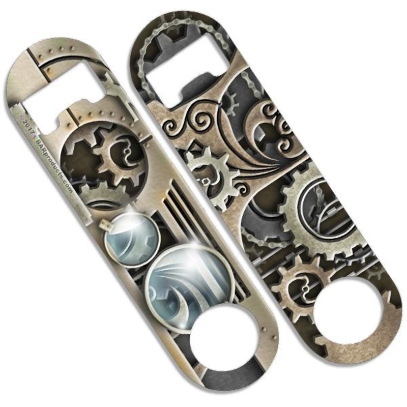 Steampunk Skinny Mini Bottle Opener