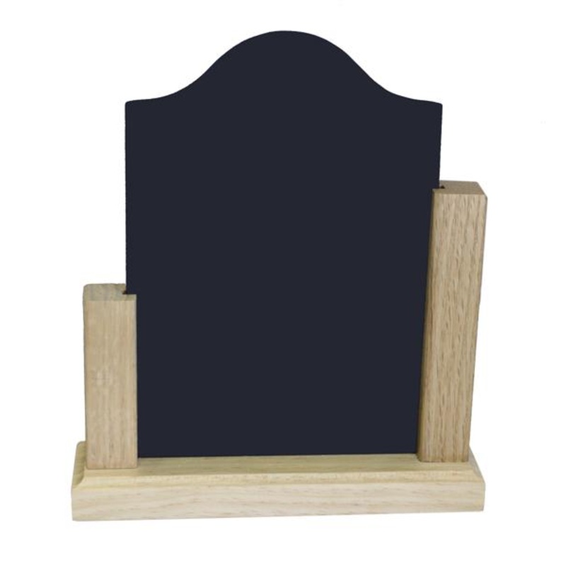 Tabletop Sign with Removable Chalkboard