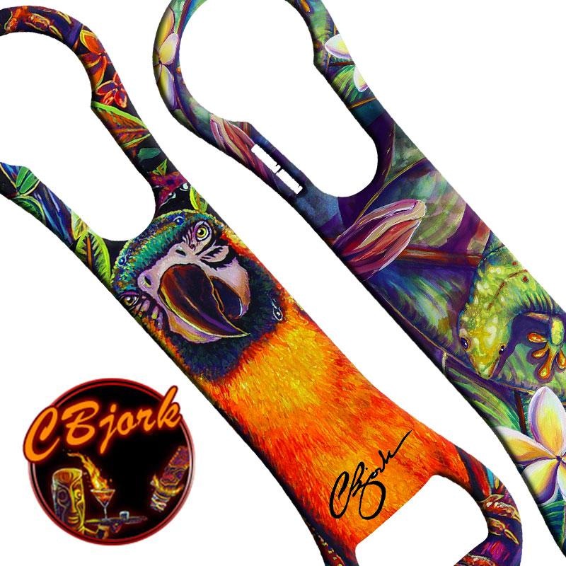 V-Rod Bottle Opener – Tiki Parrot