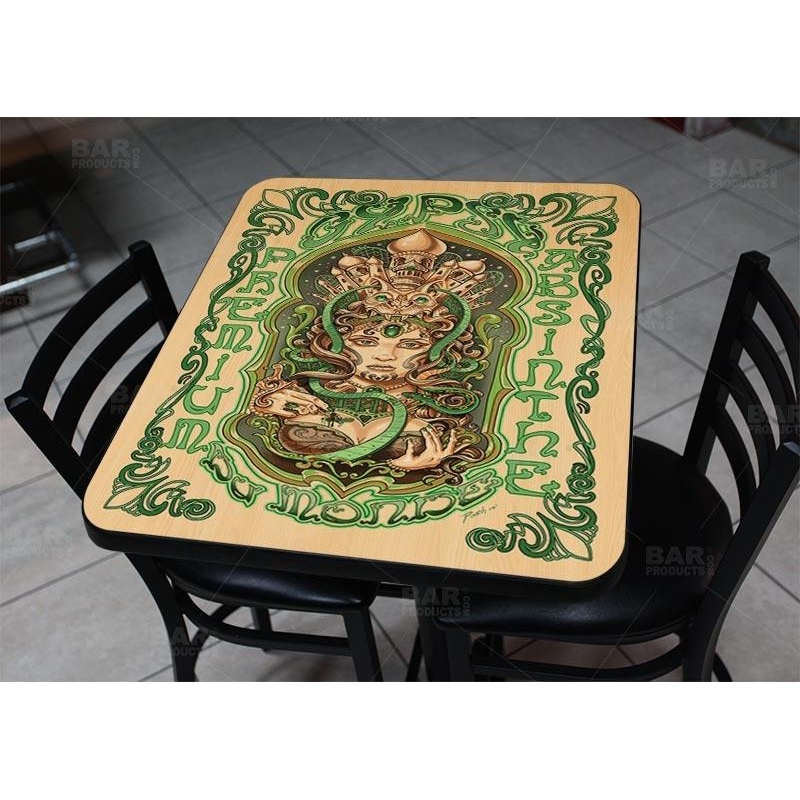 Wooden Table Top – Two Types Available – Absinthe 24 x 30