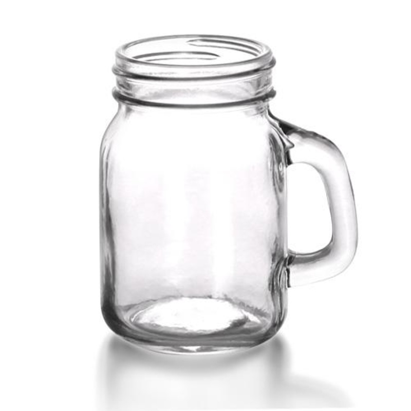 BarConic 4.5oz Mason Jar with Handle