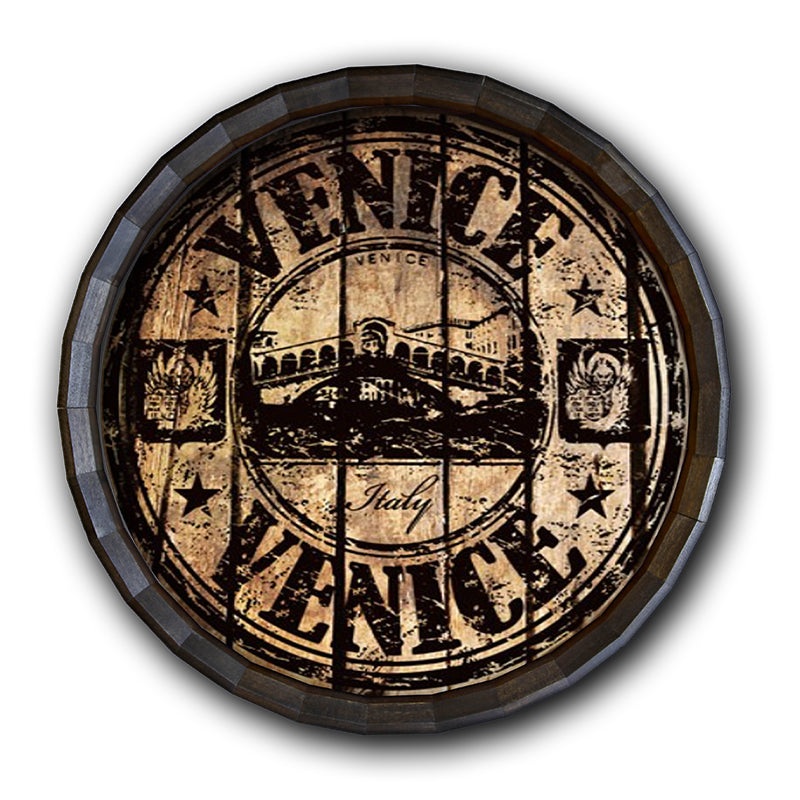 Barrel Top Tavern Sign – Venice Stamp
