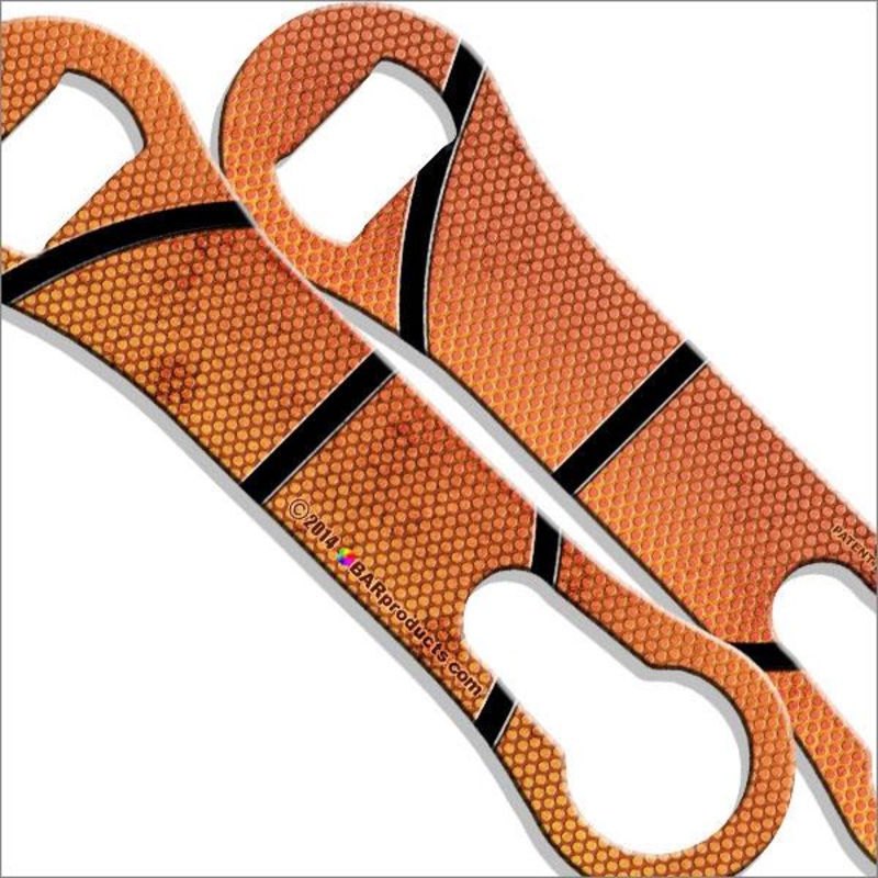 Basketball Kolorcoat V-Rod Bottle Opener