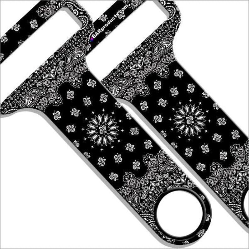 Black and White Bandana Kolorcoat HAMMERHEAD Bottle Opener