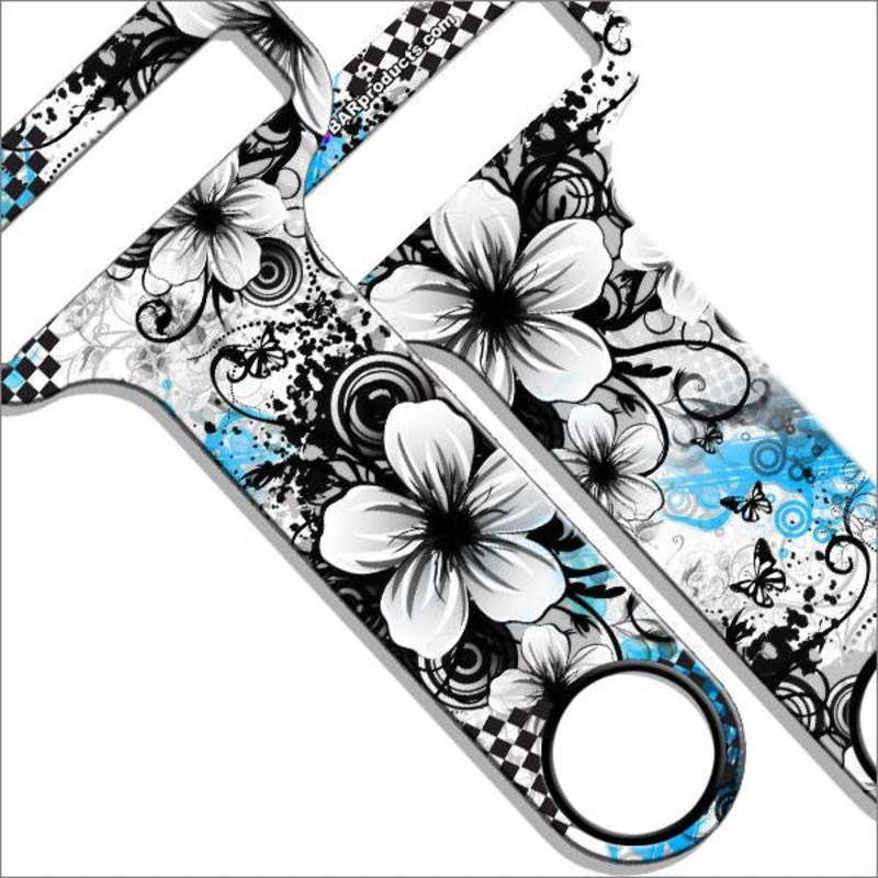 Cool Floral Kolorcoat HAMMERHEAD Bottle Opener