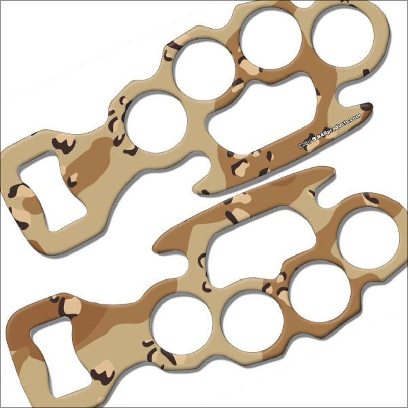 Desert Camo Kolorcoat Knuckle Buster Bottle Opener