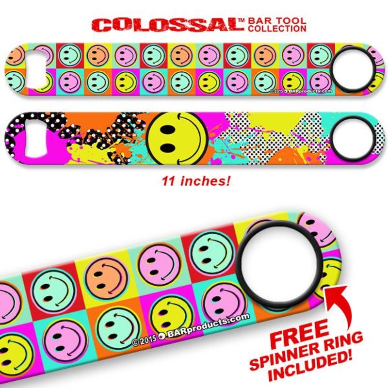 Retro Smile Kolorcoat 11 Long COLOSSAL Speed Bottle Opener