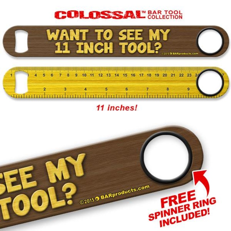 Ruler Kolorcoat 11 Long COLOSSAL Speed Bottle Opener