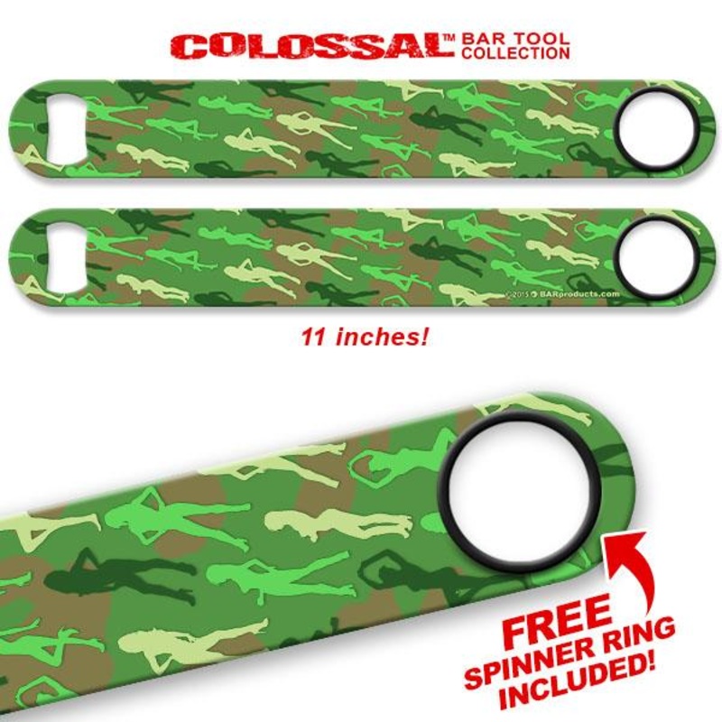 Sexy Camo Kolorcoat 11 Long COLOSSAL Speed Bottle Opener
