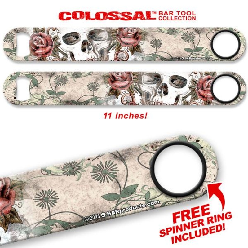 Skulls N Roses Kolorcoat 11 Long COLOSSAL Speed Bottle Opener