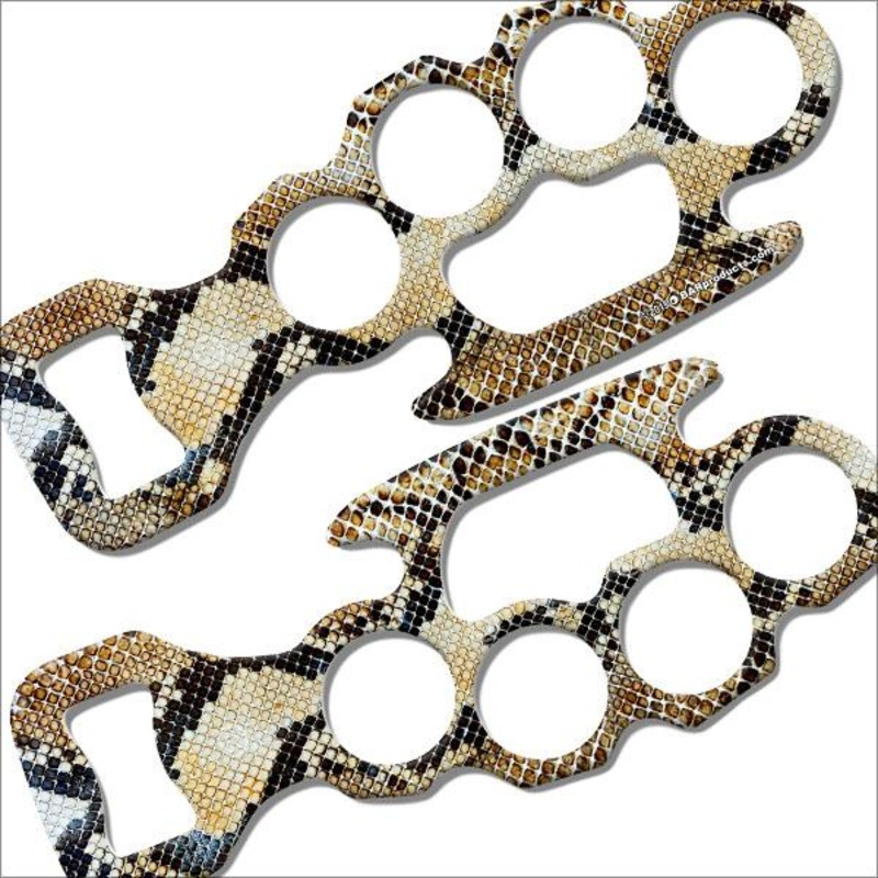 Snake Skin Kolorcoat Knuckle Buster Bottle Opener