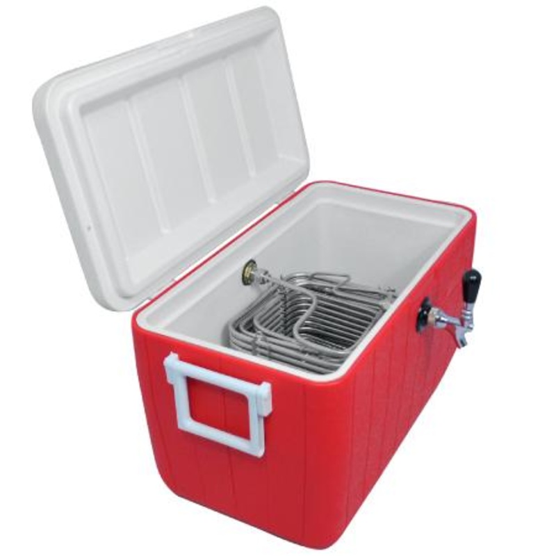 1 Tap /1 Keg Jockey Box 120′ 5/16 OD Coil
