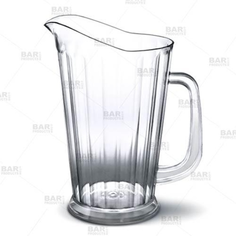 Barconic 60 oz SAN Plastic Clear Pitcher (Tapered)