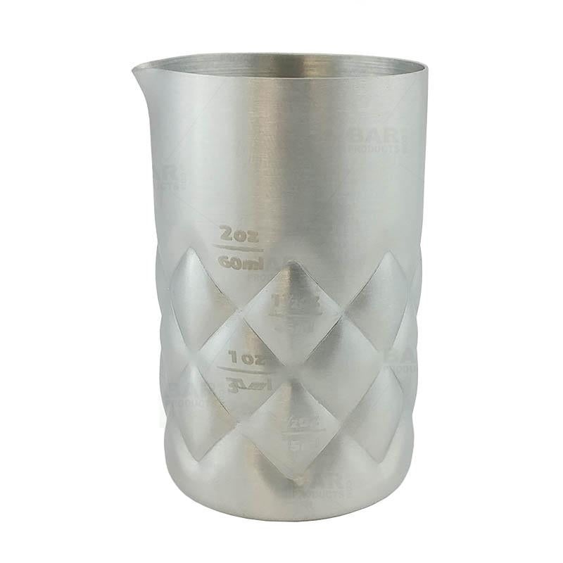 BarConic Diamond Jigger w/ Spout – Stainless Steel