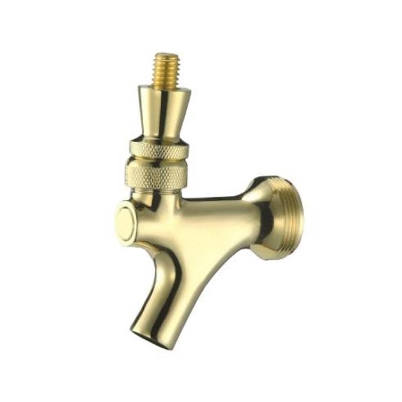 Domestic Faucet – Polished Brass, Brass Lever