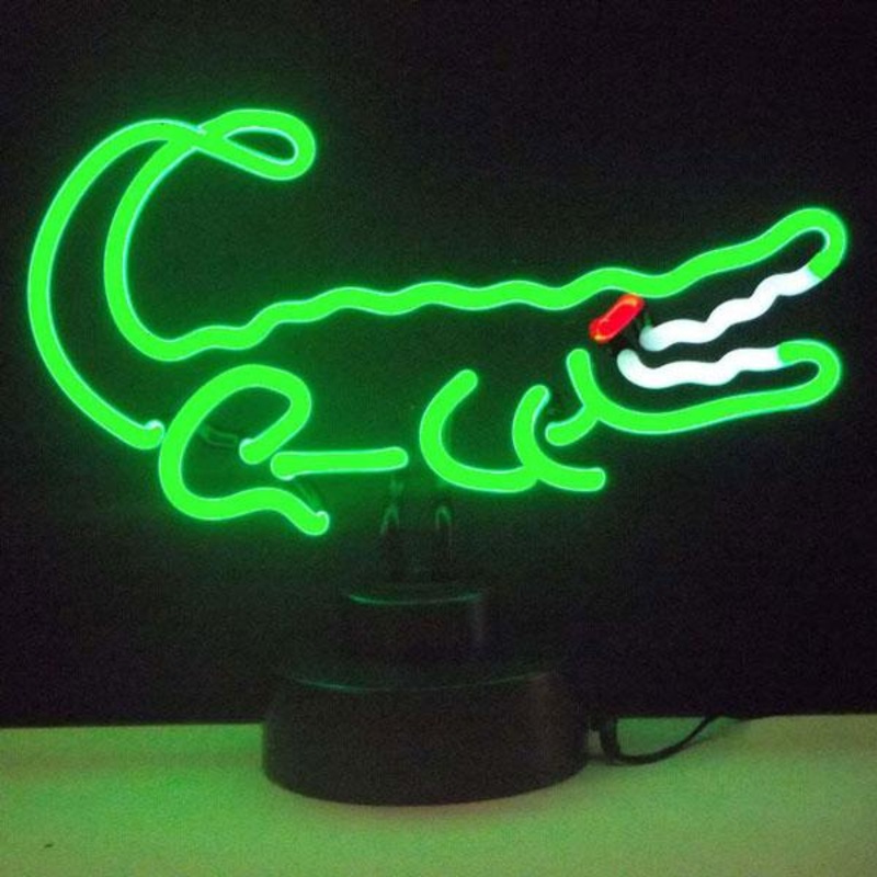 NEON Sculpture – Alligator